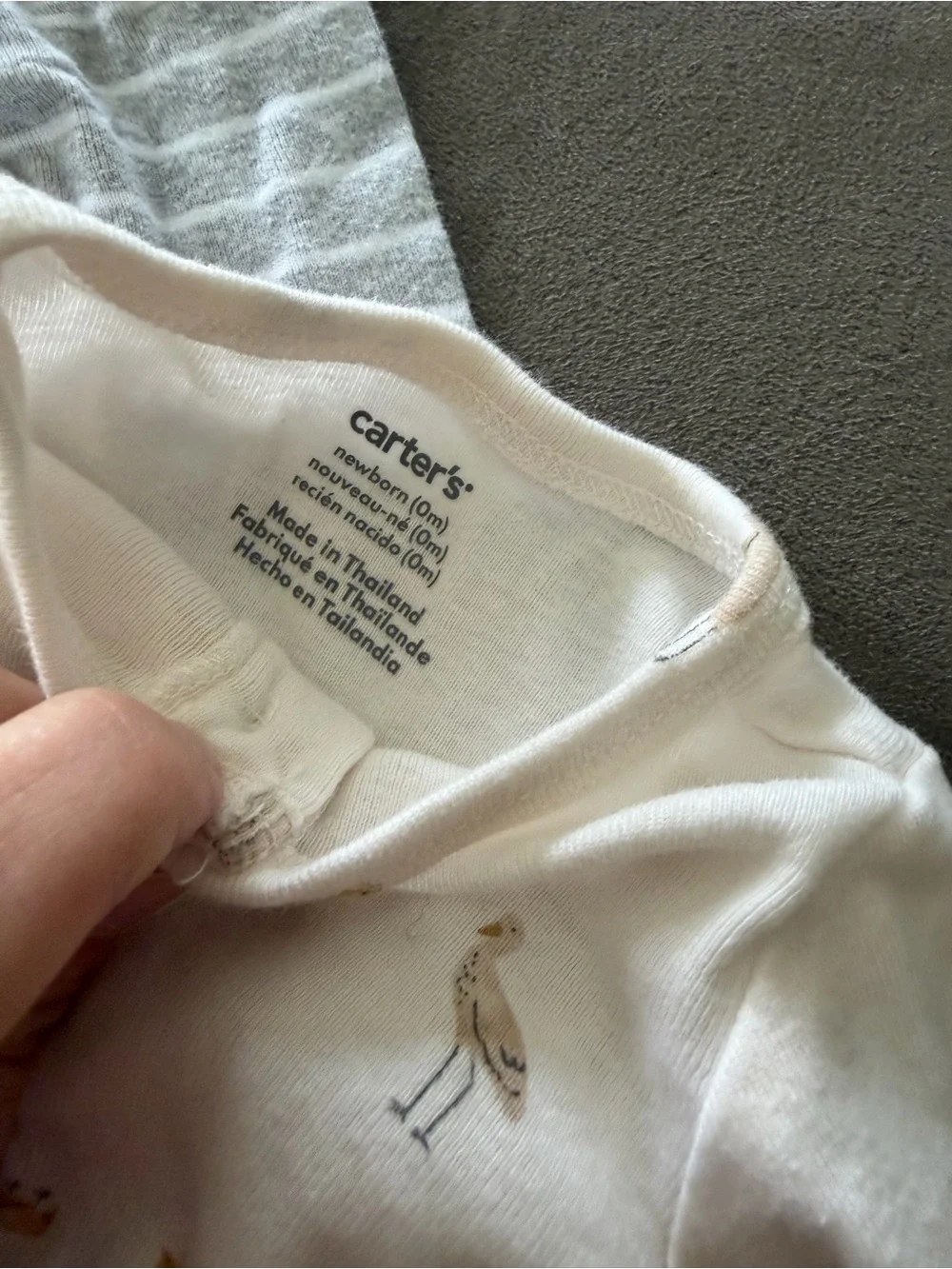 Carters soft gray